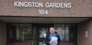 Thomas Signs His First Lease